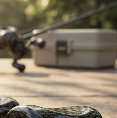 Fishing Rod Carbon Fiber - مقبض بكرة صيد مصنوع من مادة