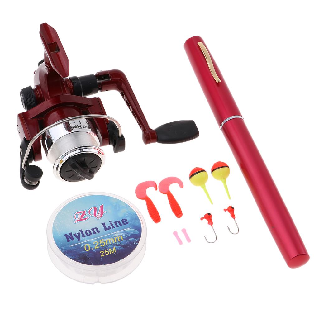 Fishing Rod Combo - مجموعة أدوات صيد محمولة صغيرة الحجم
