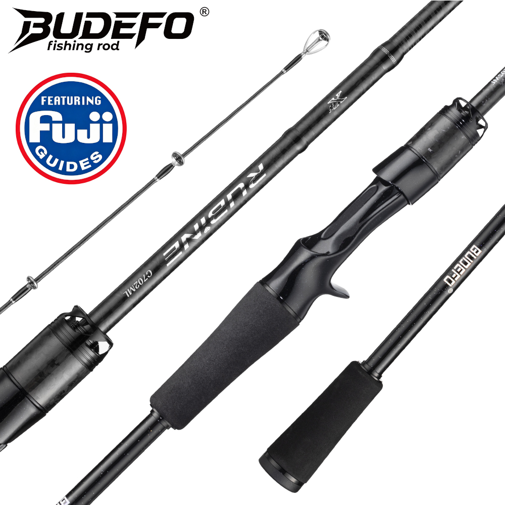 Fishing Rod Surf - BUDEFO RUBINE FUJI قصبة صيد كربونية