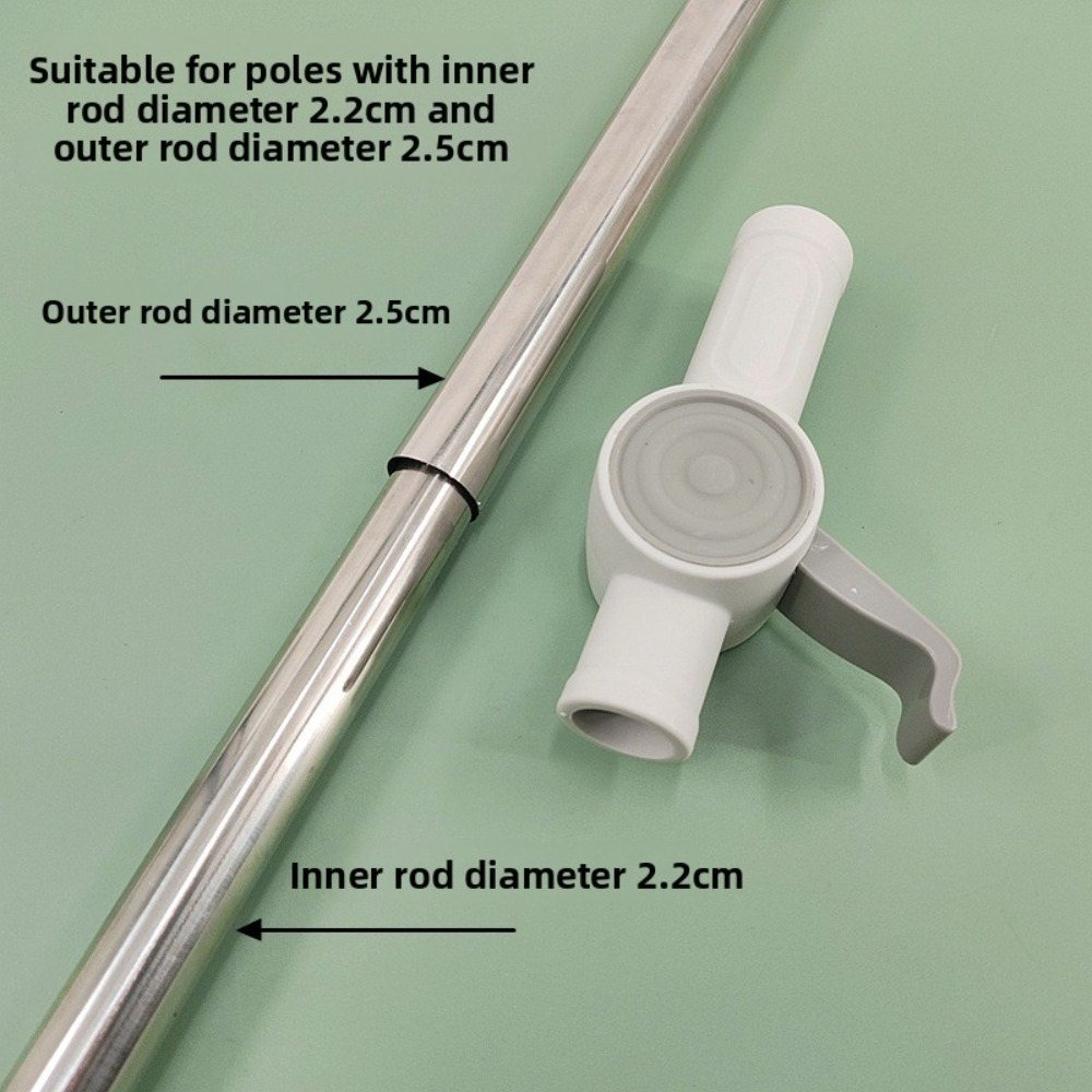 5 قطع مشبك قفل عالمي بديل لعصا - مراجعة Fishing Rod Telescopic وسعره