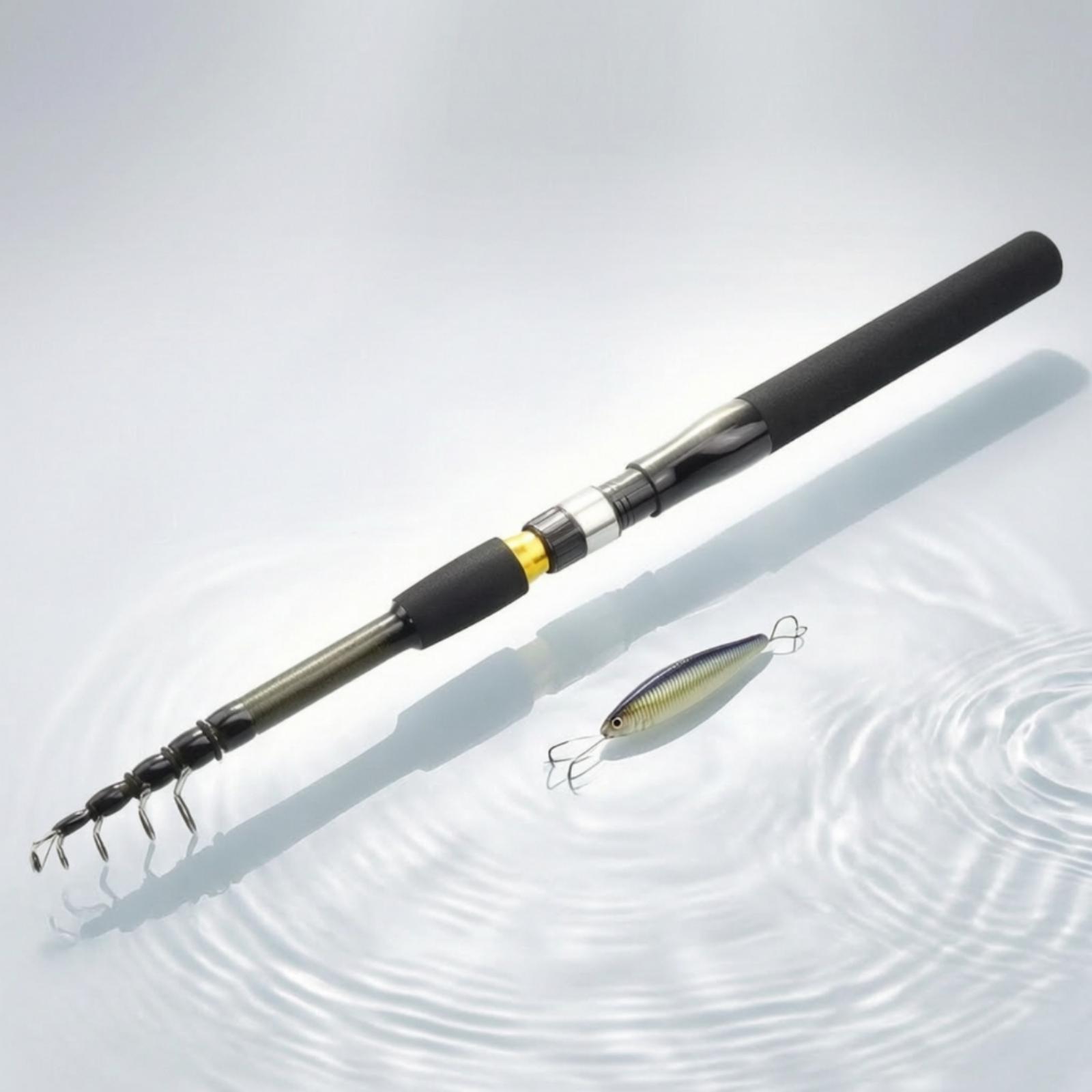 قصبة صيد احترافية مصنوعة من أل - مراجعة Fishing Rod Carbon Fiber وسعره