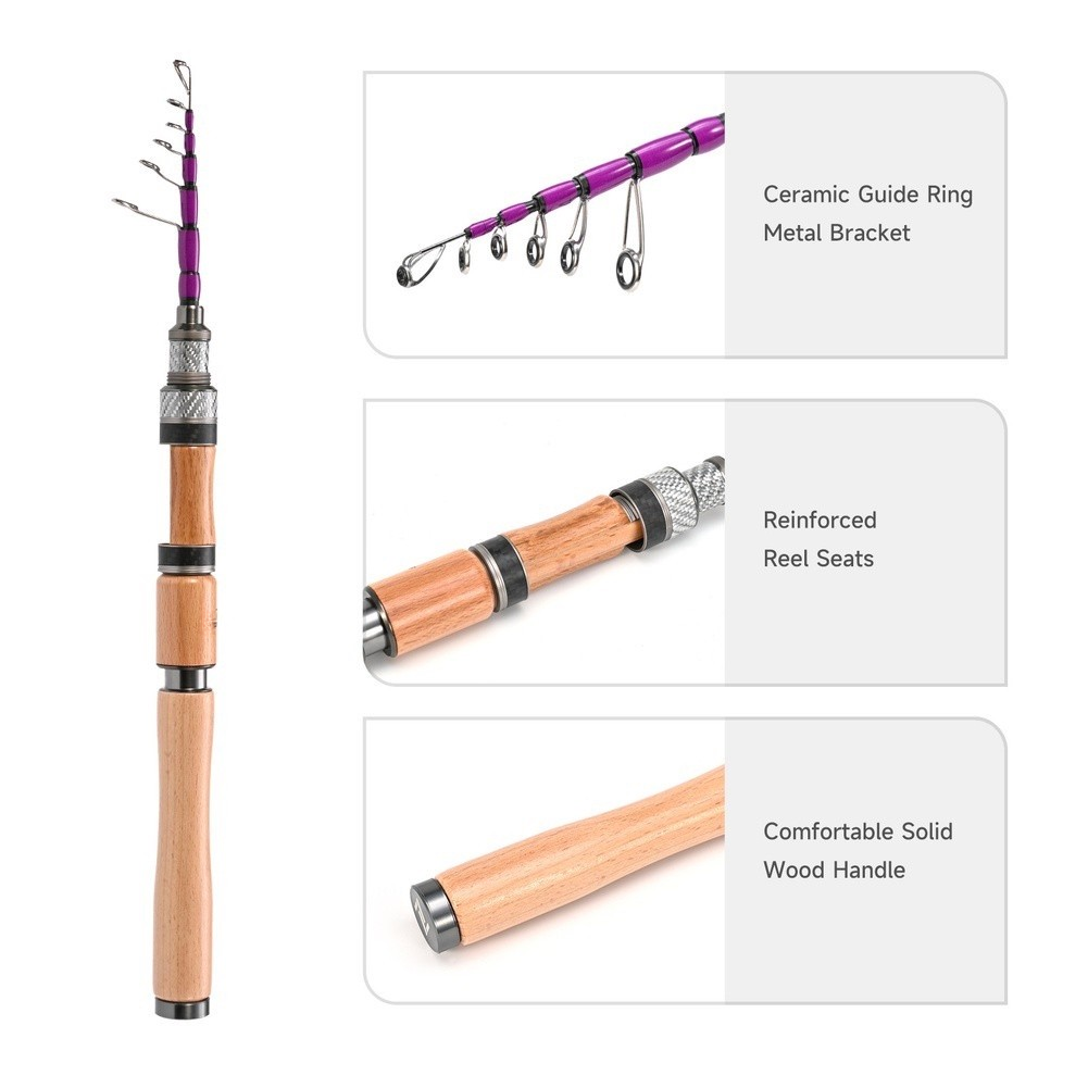 قصبة صيد من ألياف الكربون بطول - مراجعة Fishing Rod Carbon Fiber وسعره
